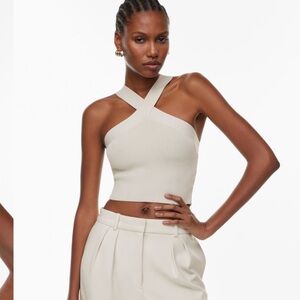 Aritzia Criss Cross Crop Top